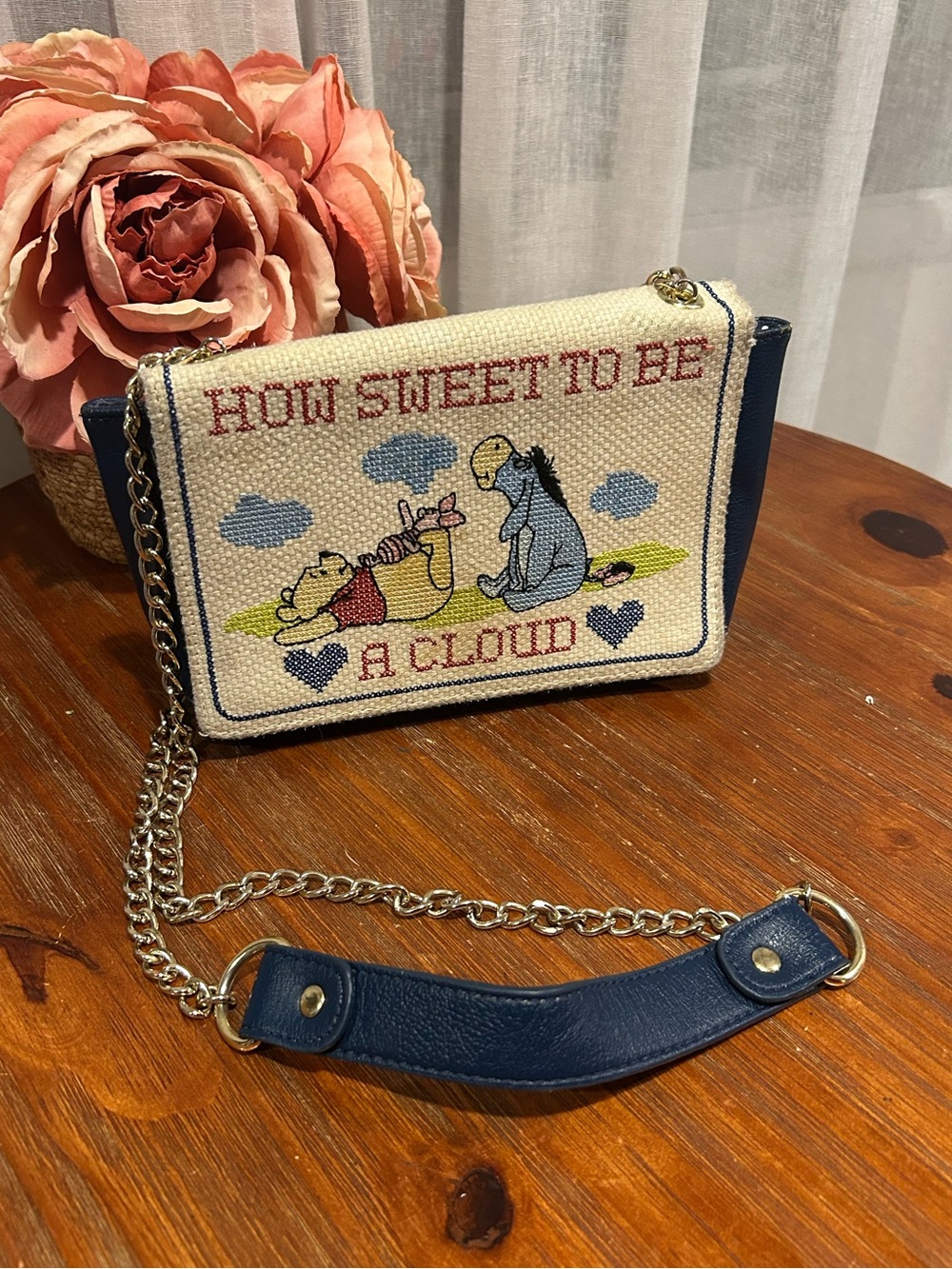 Disney Loungefly Winnie the Pooh Embroidered Crossbody Purse - Picture 2 of 4